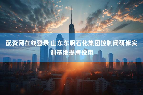 配资网在线登录 山东东明石化集团控制阀研修实训基地揭牌投用