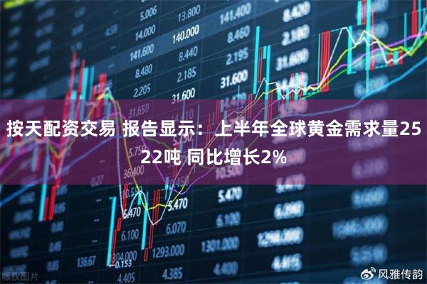 按天配资交易 报告显示：上半年全球黄金需求量2522吨 同比增长2%